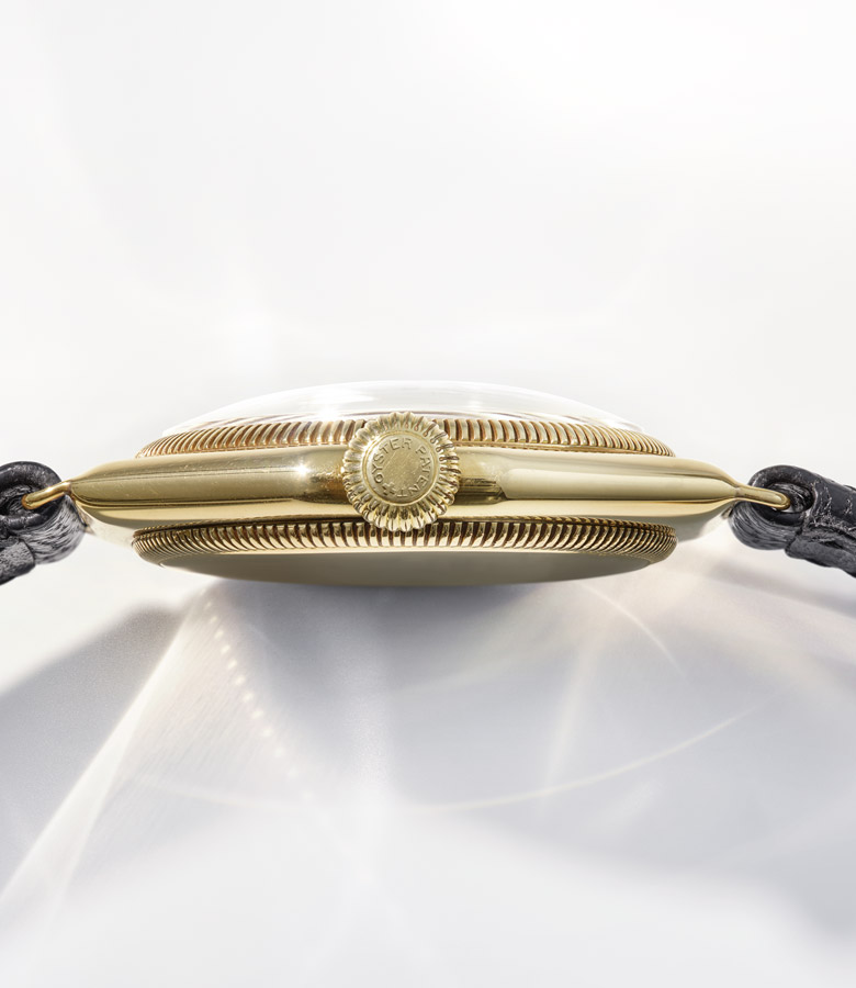 Rolex Oyster waterproof case profile, 1926