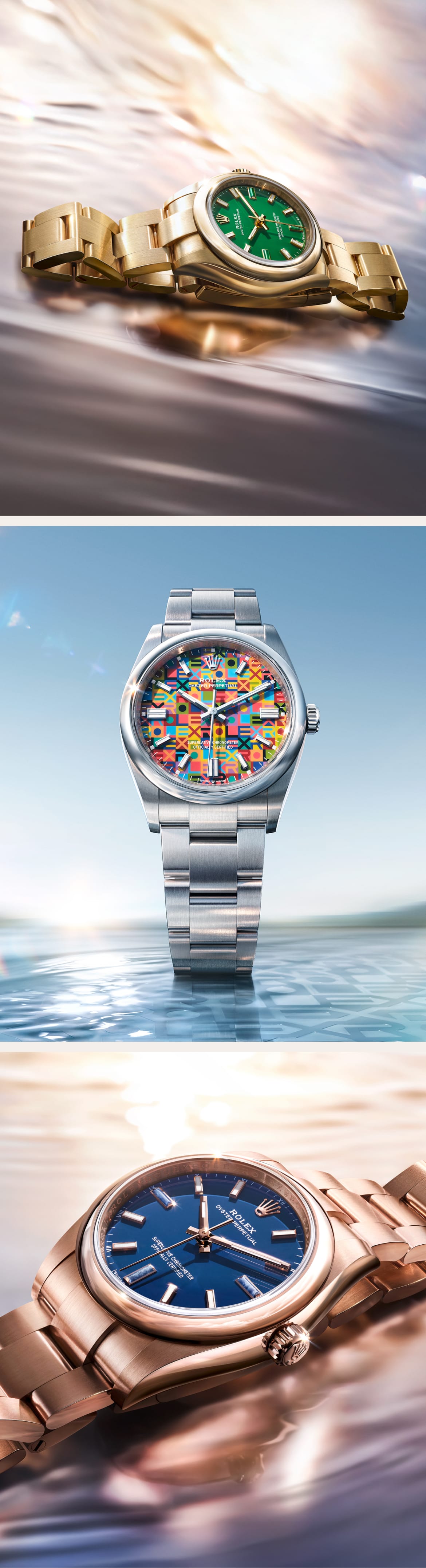 Rolex Oyster Perpetual Landing content