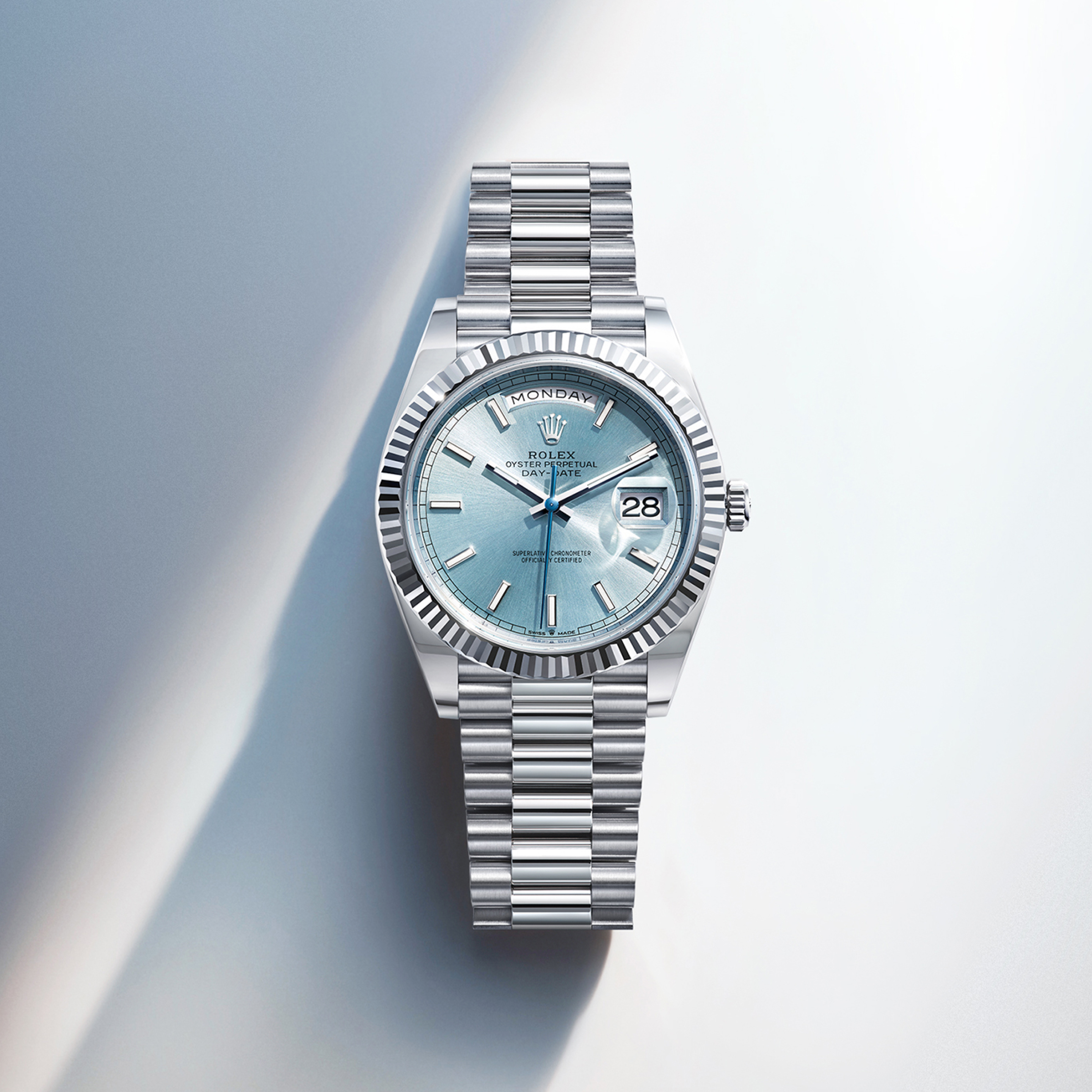 rolex Day-Date in Platinum, M228236-0018 - Croesus