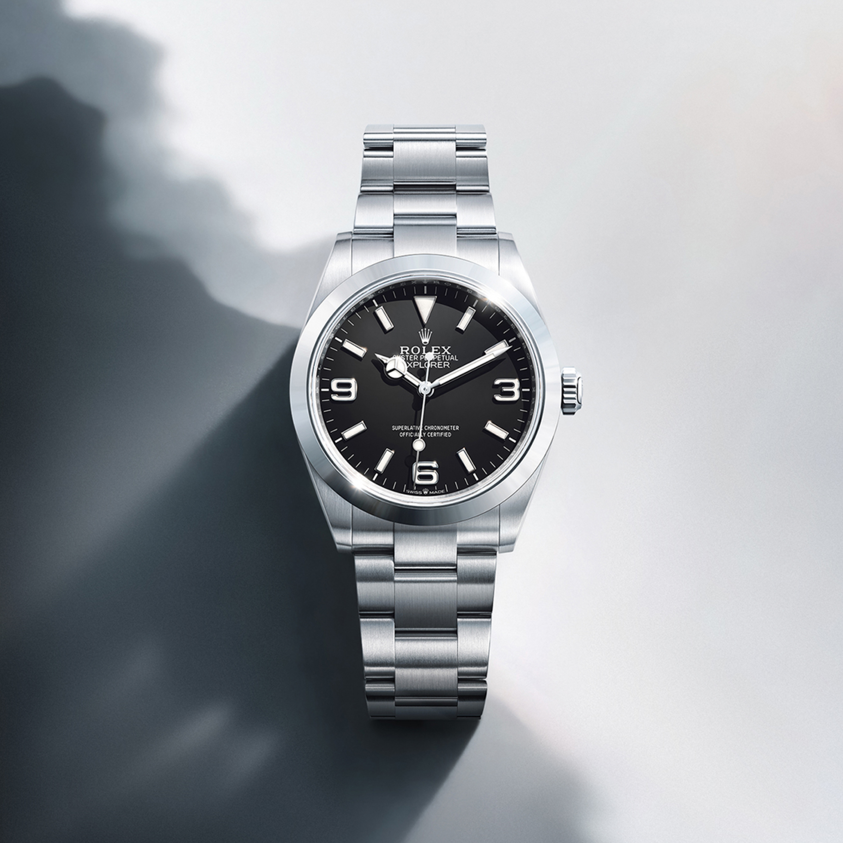 rolex Explorer in Yellow Rolesor - combination of Oystersteel and yellow gold, M124273-0001 - Croesus