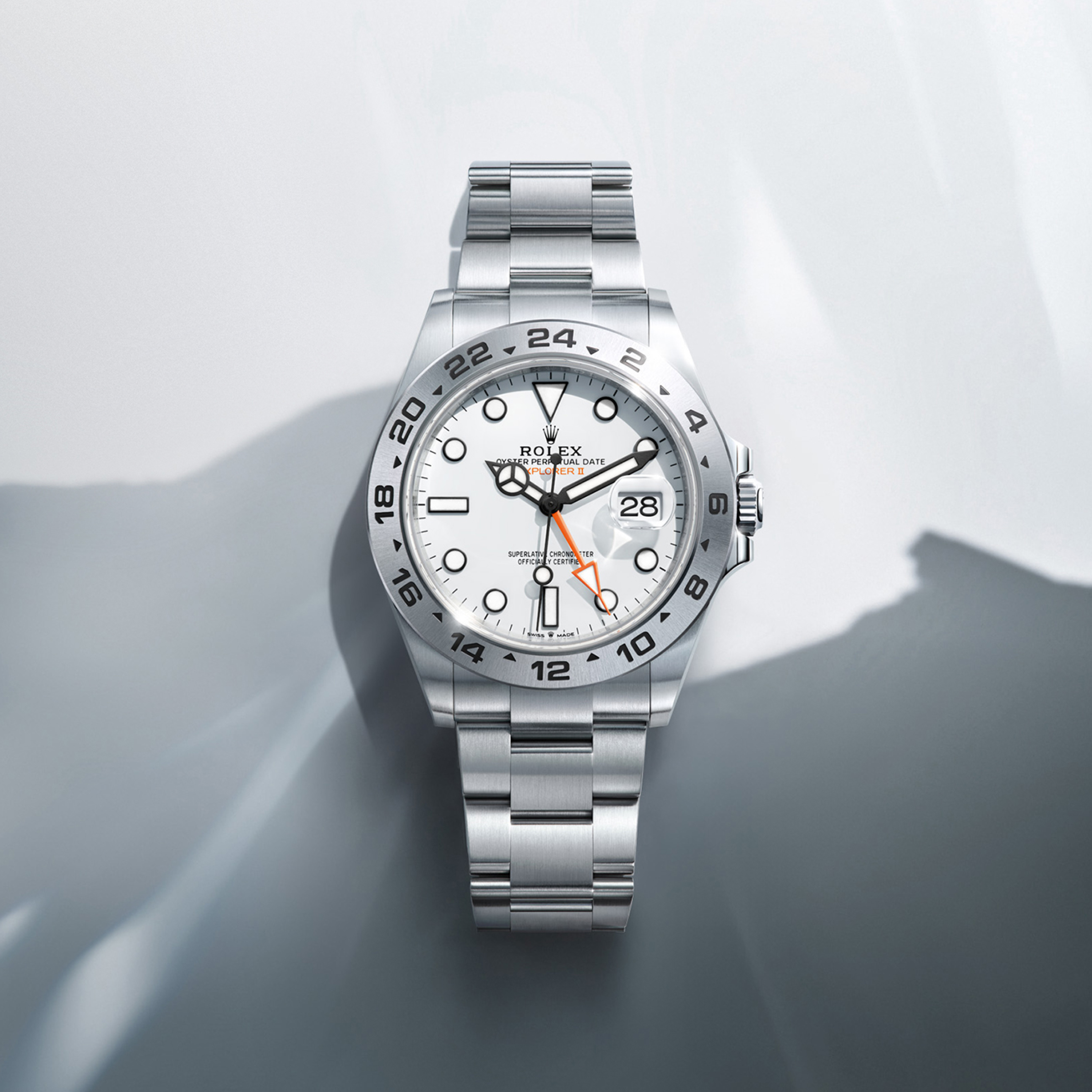 rolex Explorer II in Oystersteel, M226570-0001 - Croesus