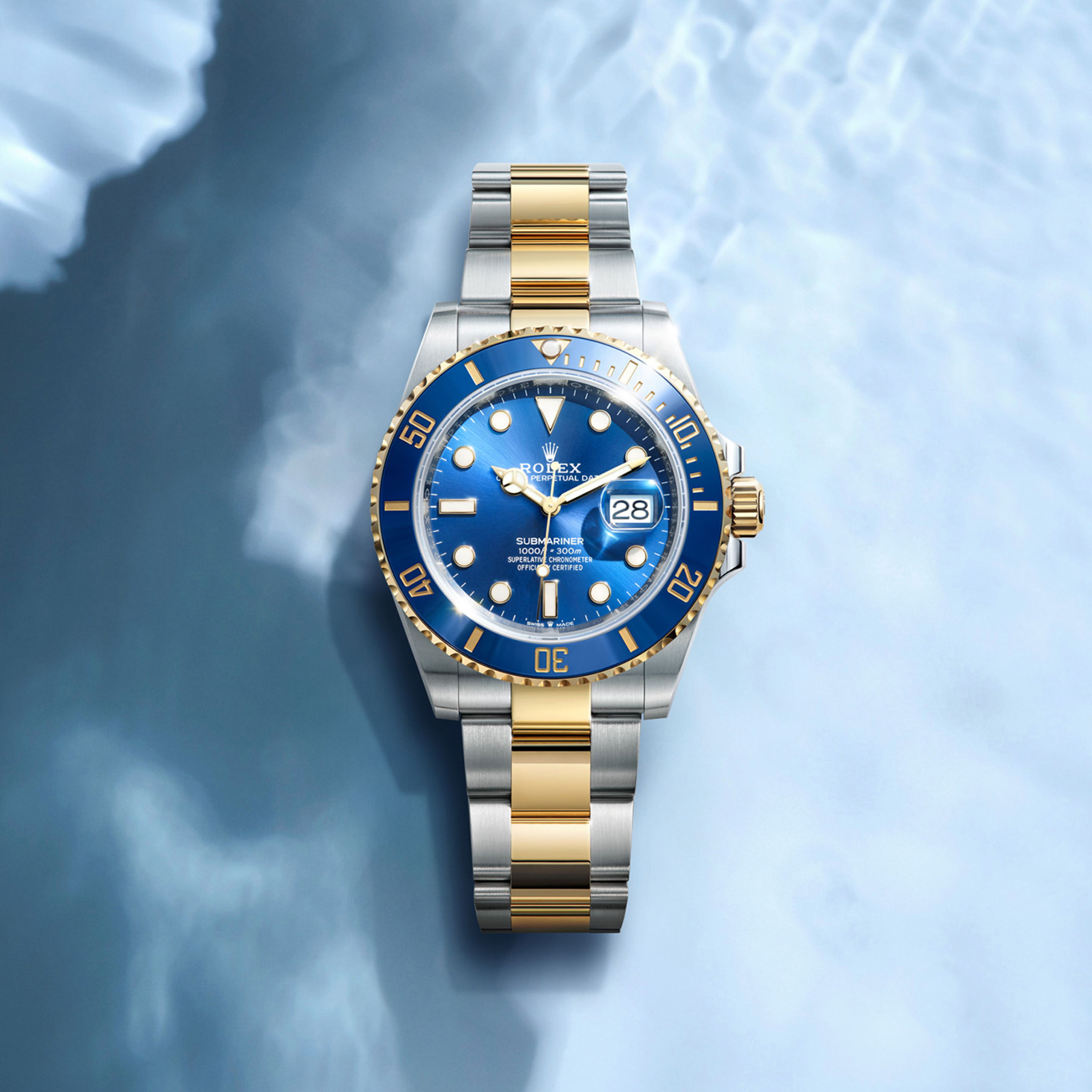 rolex Submariner in Yellow Rolesor - combination of Oystersteel and yellow gold, M126613LN-0002 - Croesus