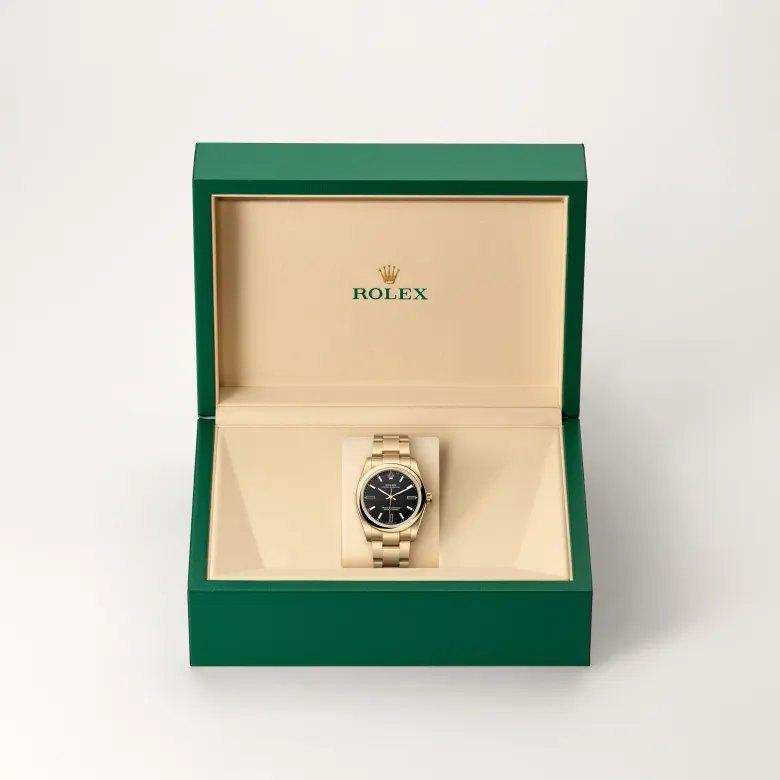 rolex Oyster Perpetual in 18 ct yellow gold, M124208-0001 - Croesus