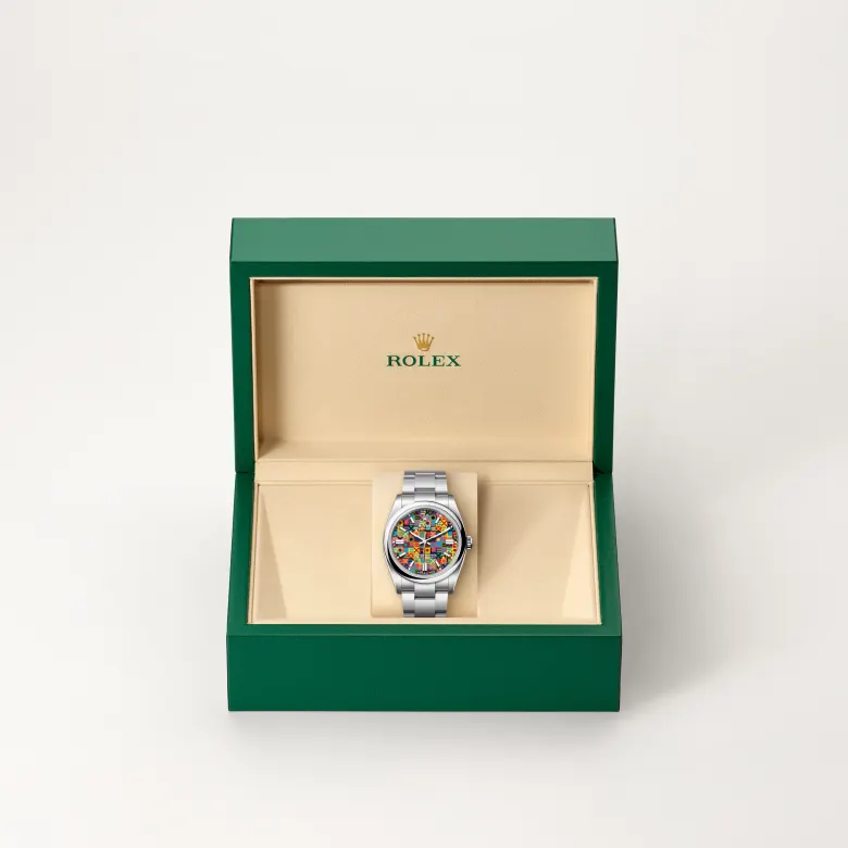 rolex Oyster Perpetual in Oystersteel, M126000-0016 - Croesus