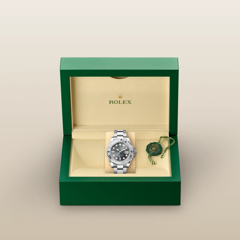 rolex Yacht-Master in Rolesium - combination of Oystersteel and platinum, M126622-0001 - Croesus