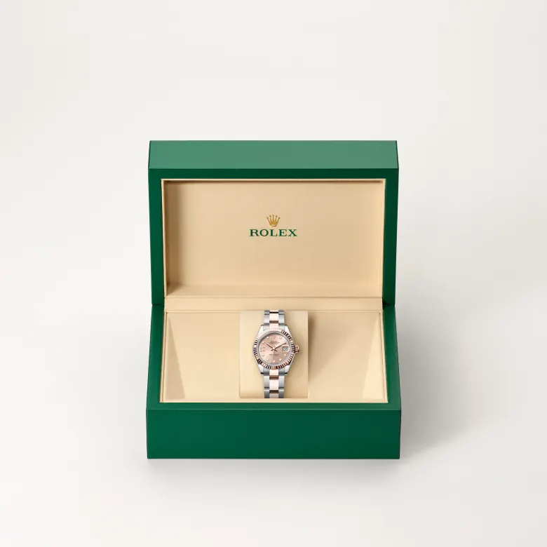 rolex Lady-Datejust in Everose Rolesor - combination of Oystersteel and Everose gold, M279171-0028 - Croesus