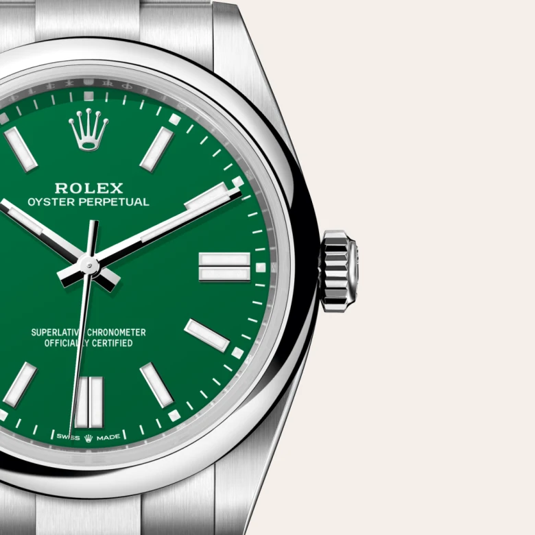 rolex Oyster Perpetual in Oystersteel, M134300-0004 - Croesus