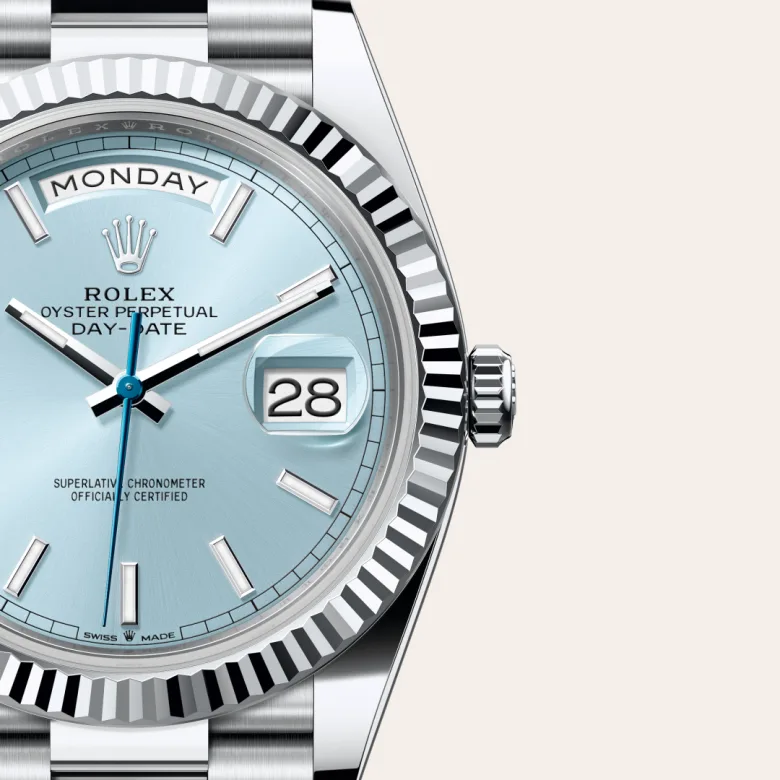 rolex Day-Date in Platinum, M228236-0018 - Croesus