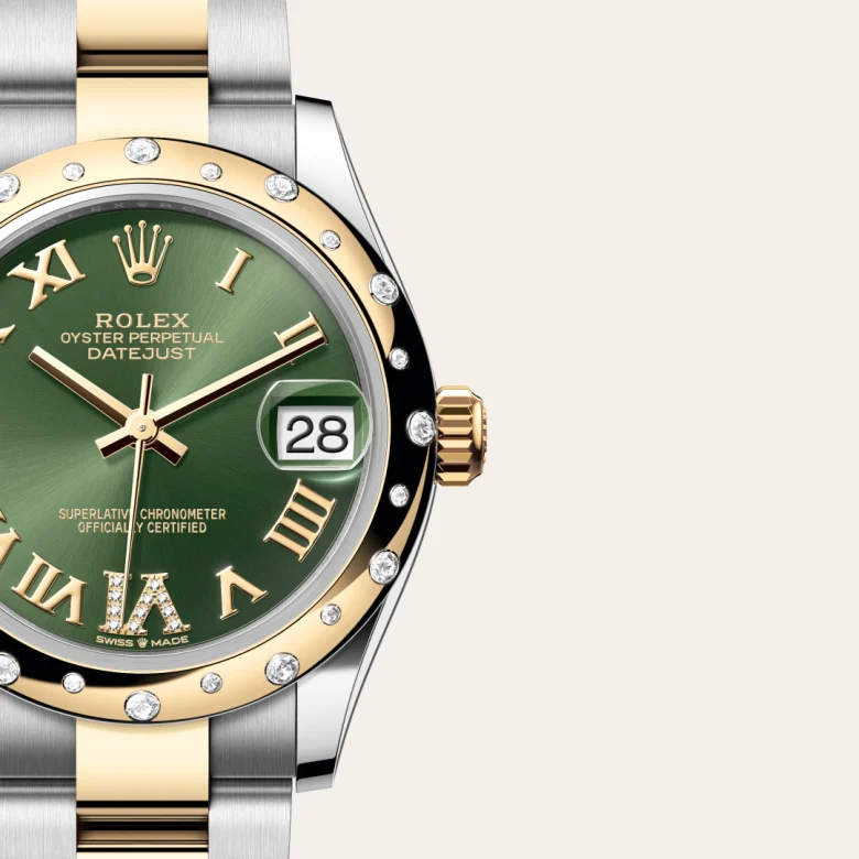 rolex Datejust in Yellow Rolesor - combination of Oystersteel and yellow gold, M278343RBR-0015 - Croesus
