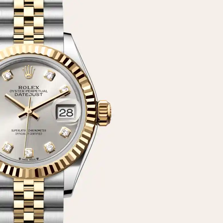 rolex Lady-Datejust in Yellow Rolesor - combination of Oystersteel and yellow gold, M279173-0007 - Croesus