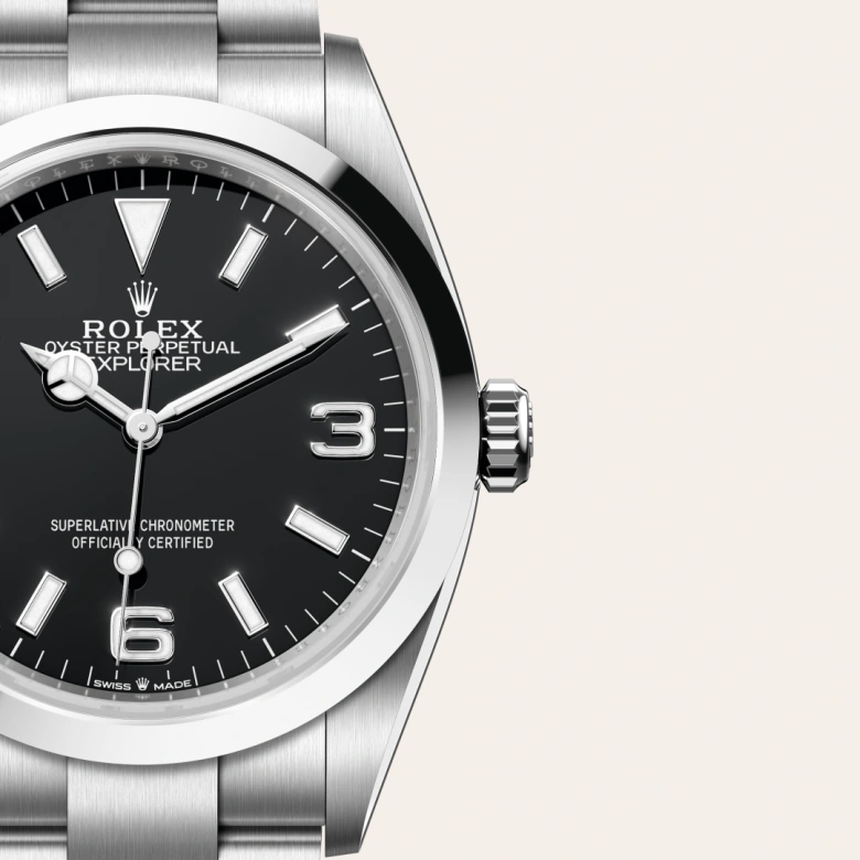 rolex Explorer in Oystersteel, M124270-0001 - Croesus