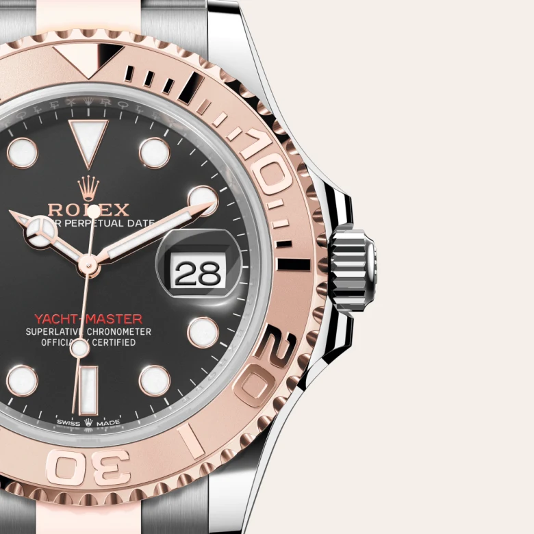 rolex Yacht-Master in Everose Rolesor - combination of Oystersteel and Everose gold, M126621-0002 - Croesus
