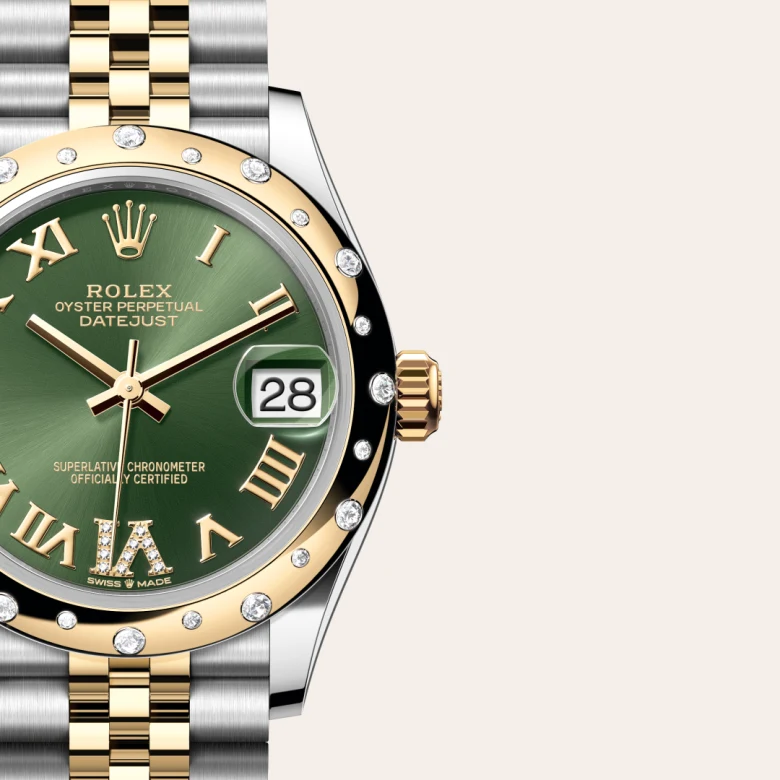 rolex Datejust in Yellow Rolesor - combination of Oystersteel and yellow gold, M278343RBR-0016 - Croesus