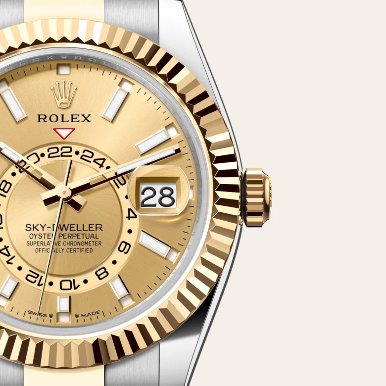 rolex Sky-Dweller in Yellow Rolesor - combination of Oystersteel and yellow gold, M336933-0001 - Croesus