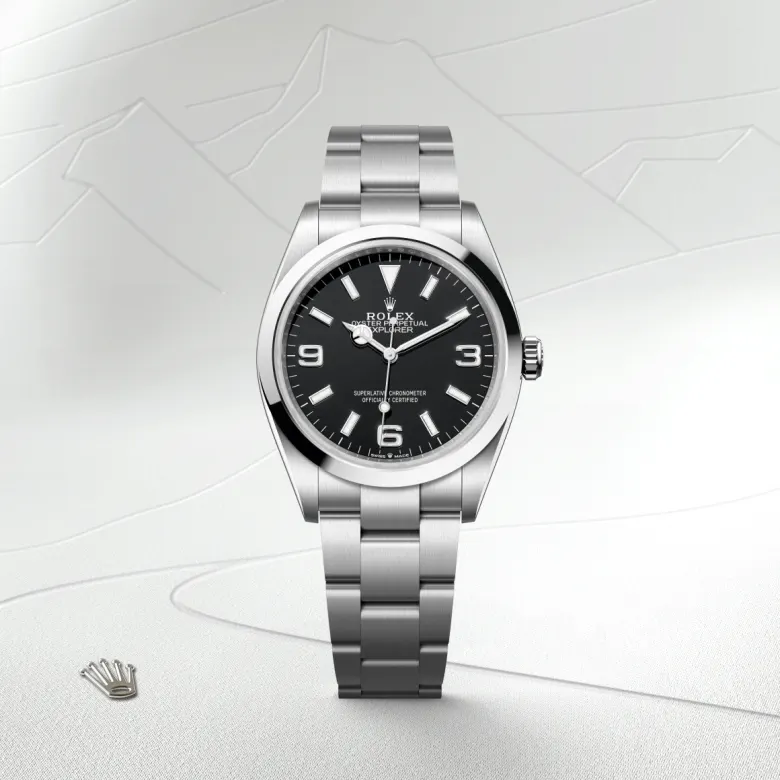 rolex Explorer in Oystersteel, M124270-0001 - Croesus