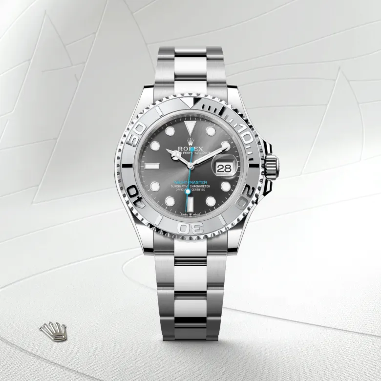 rolex Yacht-Master in Rolesium - combination of Oystersteel and platinum, M126622-0001 - Croesus