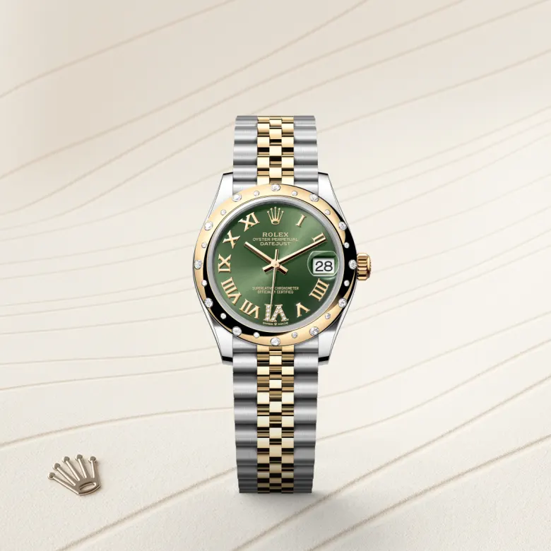 rolex Datejust in Yellow Rolesor - combination of Oystersteel and yellow gold, M278343RBR-0016 - Croesus