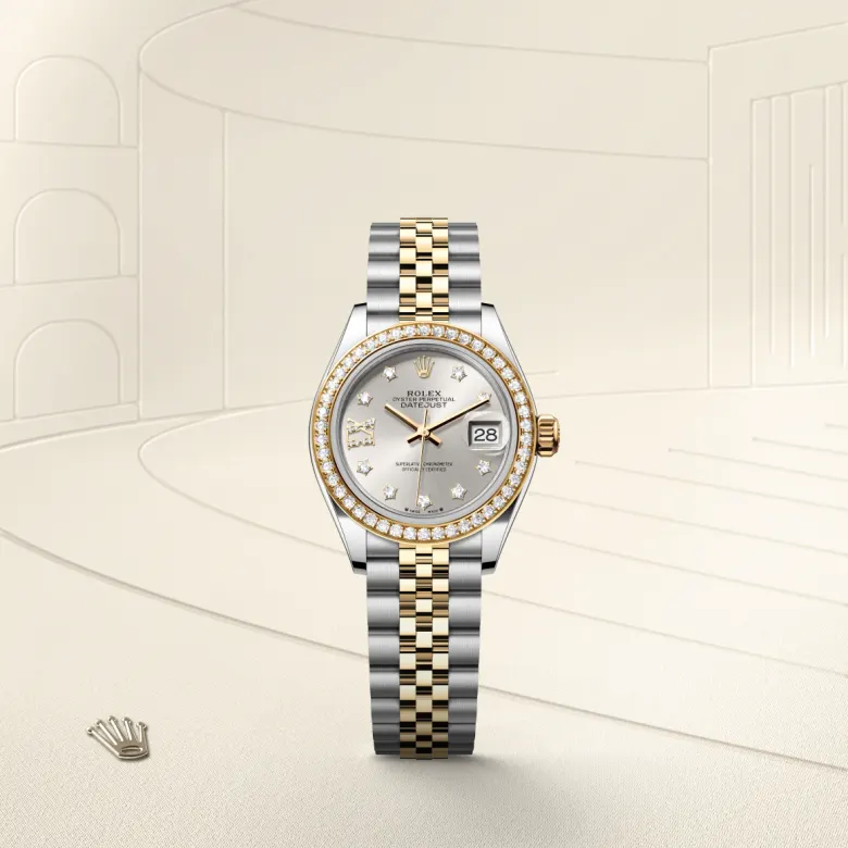 rolex Lady-Datejust in Yellow Rolesor - combination of Oystersteel and yellow gold, M279383RBR-0003 - Croesus