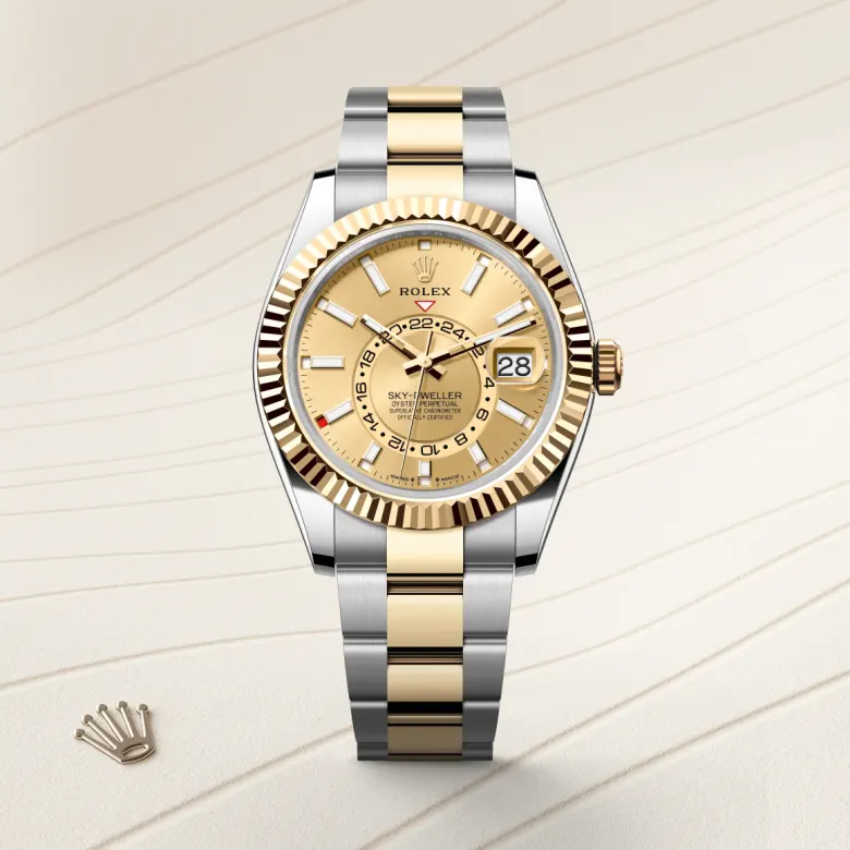 rolex Sky-Dweller in Yellow Rolesor - combination of Oystersteel and yellow gold, M336933-0001 - Croesus
