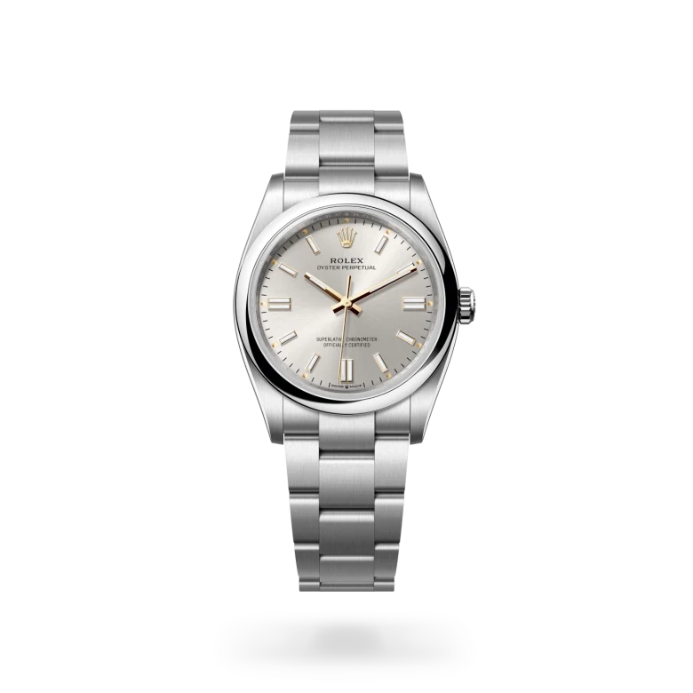 rolex Oyster Perpetual in Oystersteel, M126000-0001 - Croesus