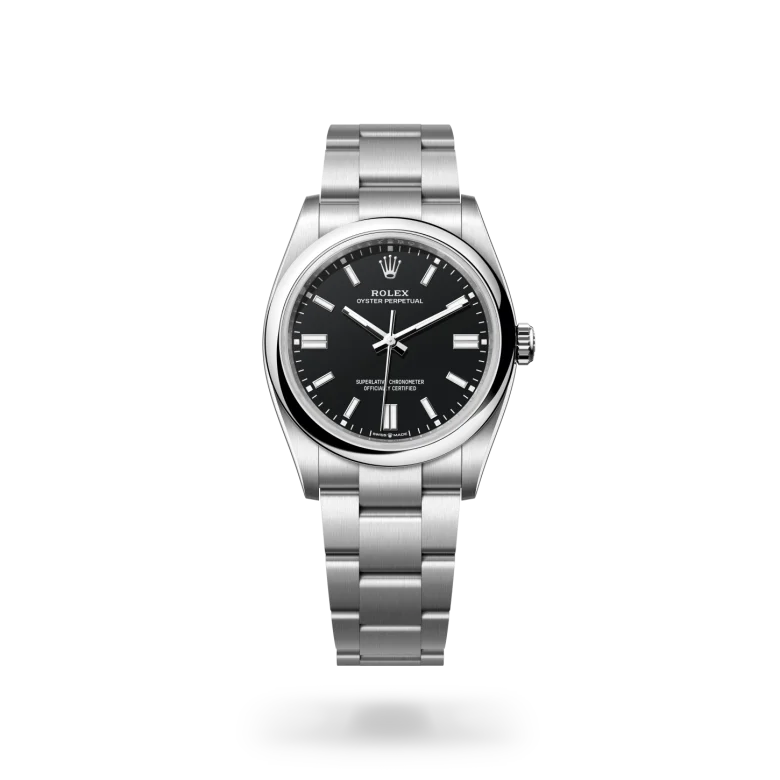 rolex Oyster Perpetual in Oystersteel, M126000-0014 - Croesus