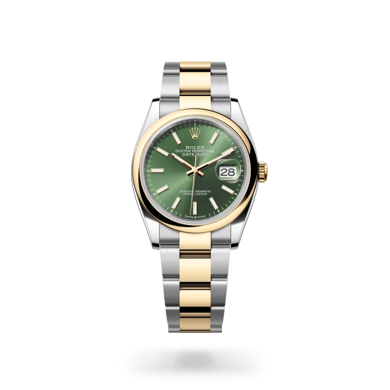 rolex Datejust in Yellow Rolesor - combination of Oystersteel and yellow gold, M126203-0058 - Croesus