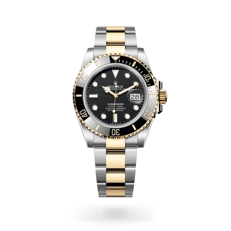 rolex Submariner in Yellow Rolesor - combination of Oystersteel and yellow gold, M126613LN-0002 - Croesus