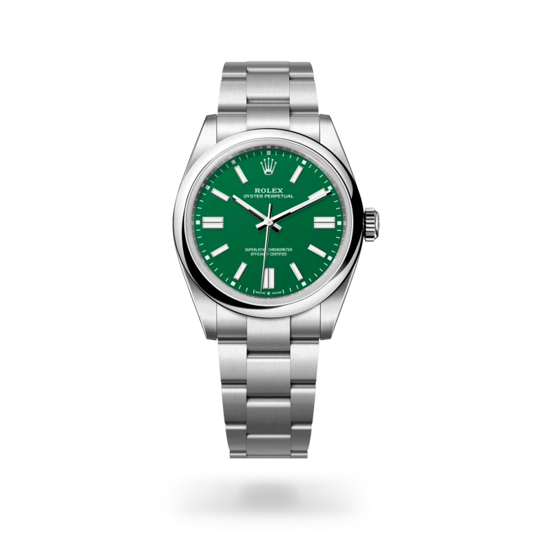 rolex Oyster Perpetual in Oystersteel, M134300-0004 - Croesus