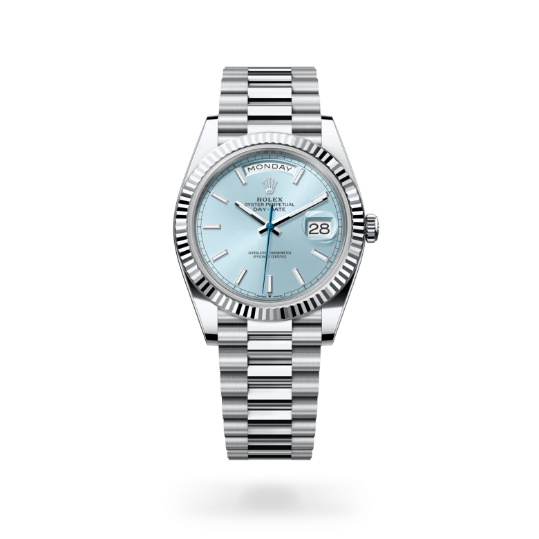 rolex Day-Date in Platinum, M228236-0018 - Croesus